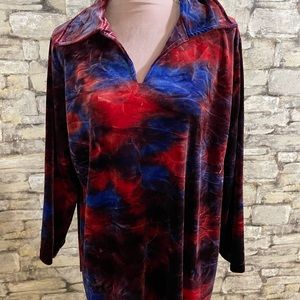 🔥 3/$30 1970s velour top